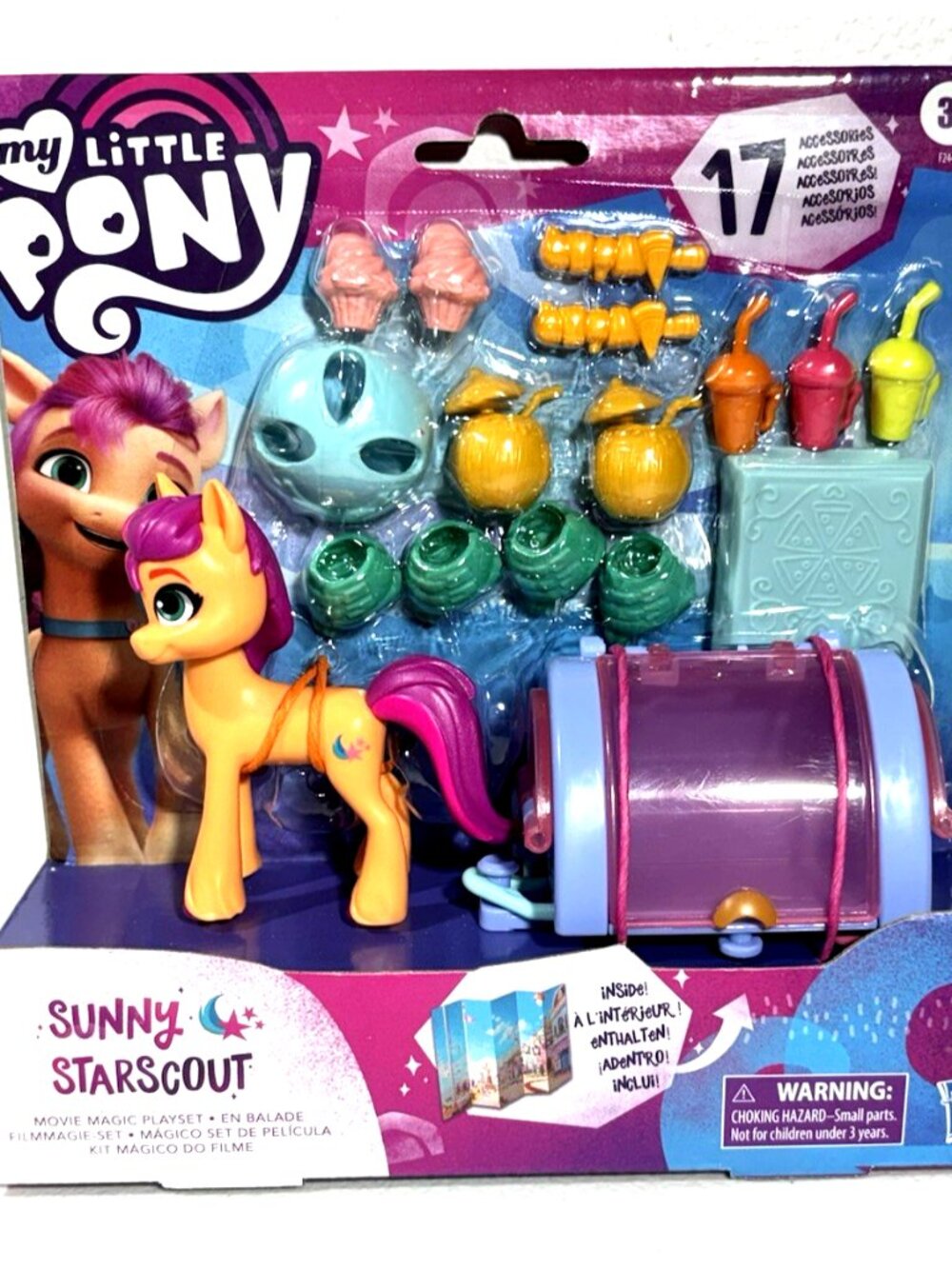 My Little Pony Sunny Starscout Movie Magic Playset w/17 Accessories NEW
